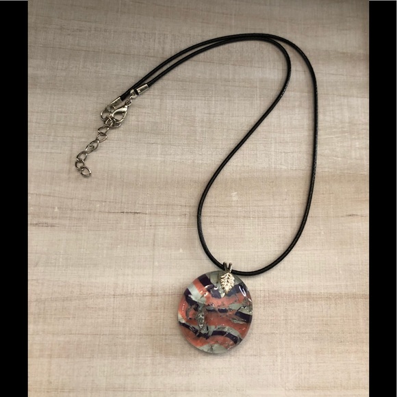 Glass pendant necklace Handmade necklace boho - Picture 5 of 12